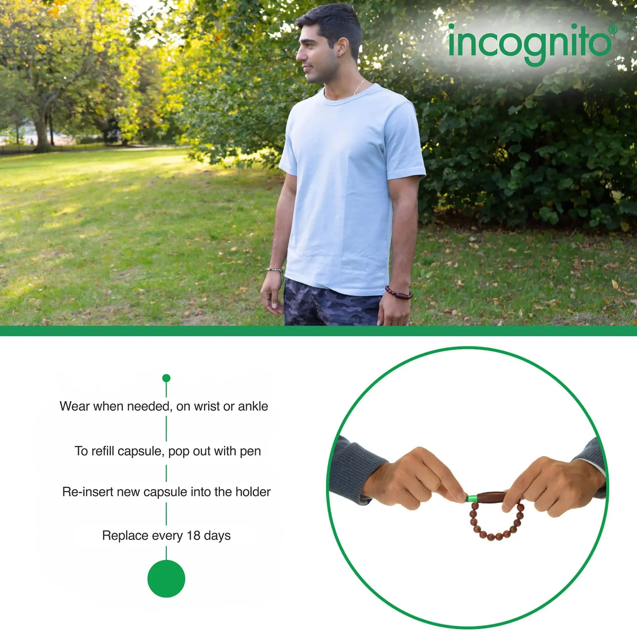 Incognito Insect Repellent Bracelet*