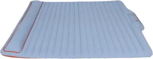 Inflatable Camping Bed, Portable Press Inflation Sleeping Mat, Durably Material, Space Saving and Compact, Quick Inflation, Ideal for Camping Backpacking Hiking (Blue)