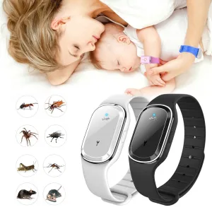 Insect Mosquito Affordable Bugs Outdoor Easy tracking Mosquito Bracelet Ultrasound Waterproof Insect Bracelet Ultrasonic Kids Repellent Pest Anti Natural