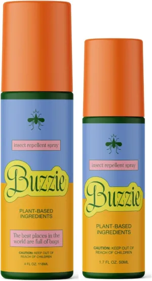 Insect Repellent Spray – Combo Pack (4 fl oz   1.7 fl oz) – Family Friendly, DEET-Free, All Natural Mosquito Defense
