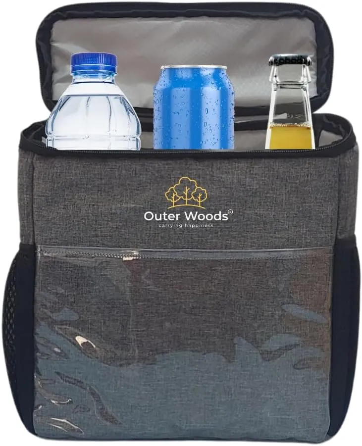 Insulated Cooler Bag for Cars and SUVs Water Bottle Bag for Car Drinks Cooler for Cars Insulated Bag