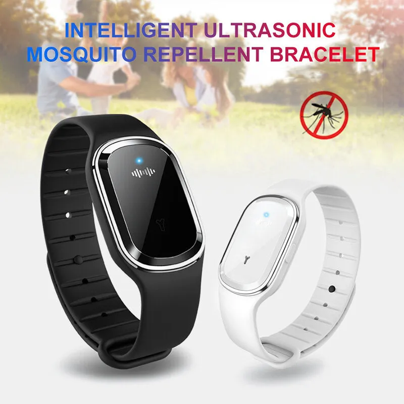 Intelligent Ultrasonic Natural Mosquito Repellent Bracelet Waterproof Anti Mosquito Insect Bracelet