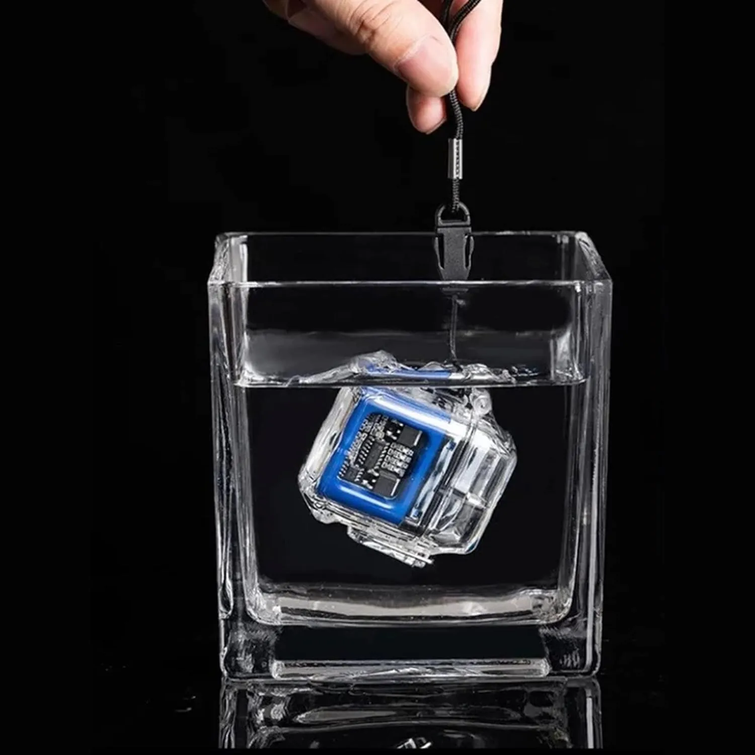 IP68 Waterproof & Windproof Electric Lighter Plasma Lighter USB Rechargeable Lighter Dual Arc Lighter with LED Power Display (Orang)