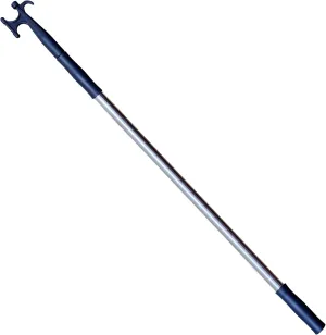 ISURE MARINE Telescoping Boat Hook,Anodized Aluminum Pole with Threaded End,Adjustable 116-206cm/3.8 ft-6.8 ft for Docking&Retrieving,Floating Boat Accessories