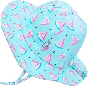 JAN & JUL Adjustable Cotton Floppy Sun Hat with 50  UPF Protection for Girls