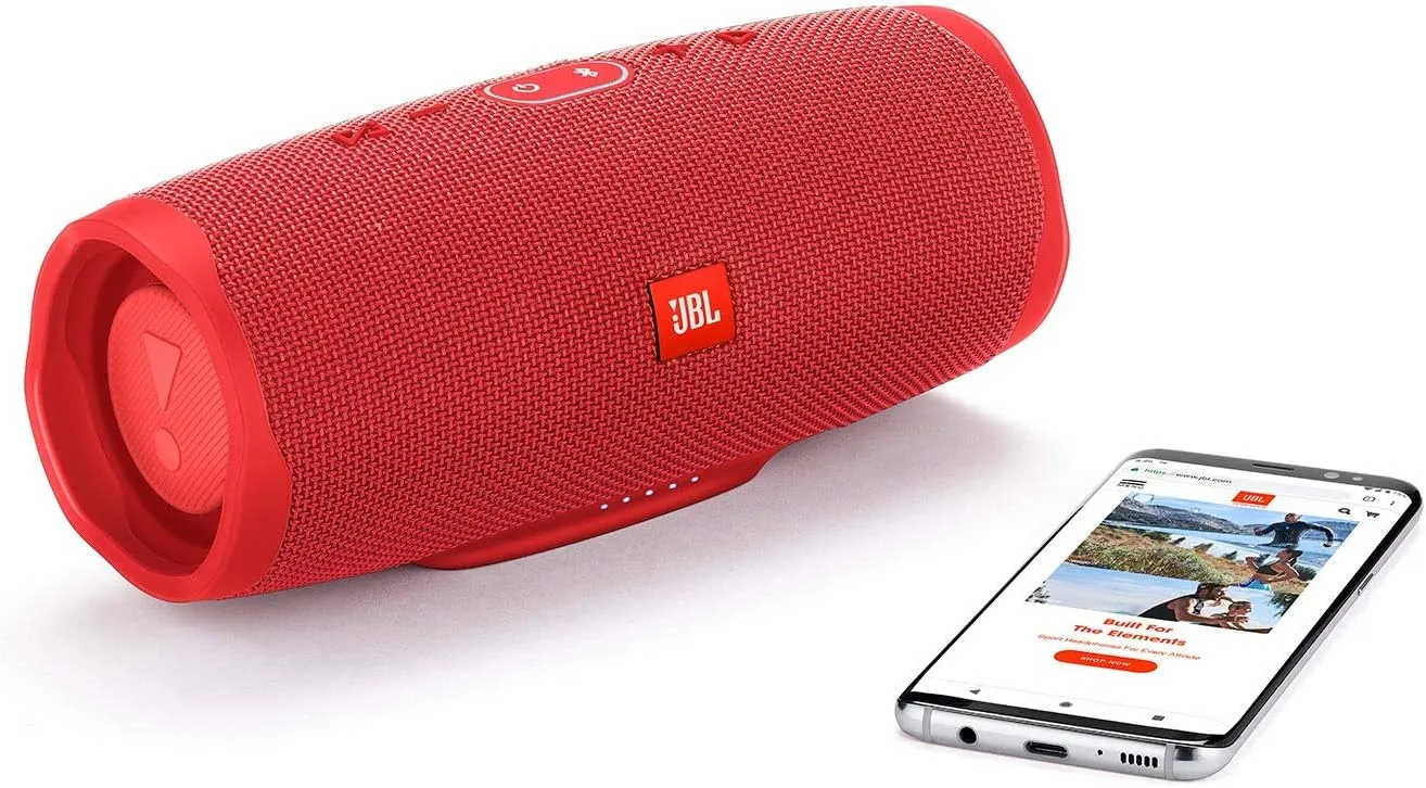 JBL Charge 4 - Waterproof Portable Bluetooth Speaker - Red
