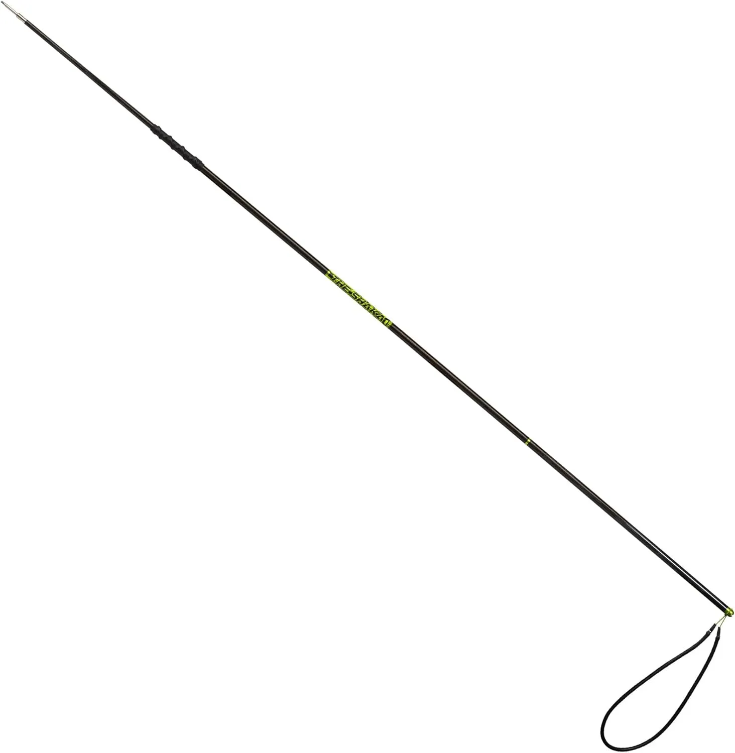 JBL Spearguns 7' Shaka Black Carbon Polespear for Spearfishing, Free Diving, Scuba Diving, 3-Piece Carbon Fiber Pole Spear, Aluminum Unions, Stainless Steel Head, Break-Away Tip, Travel Case