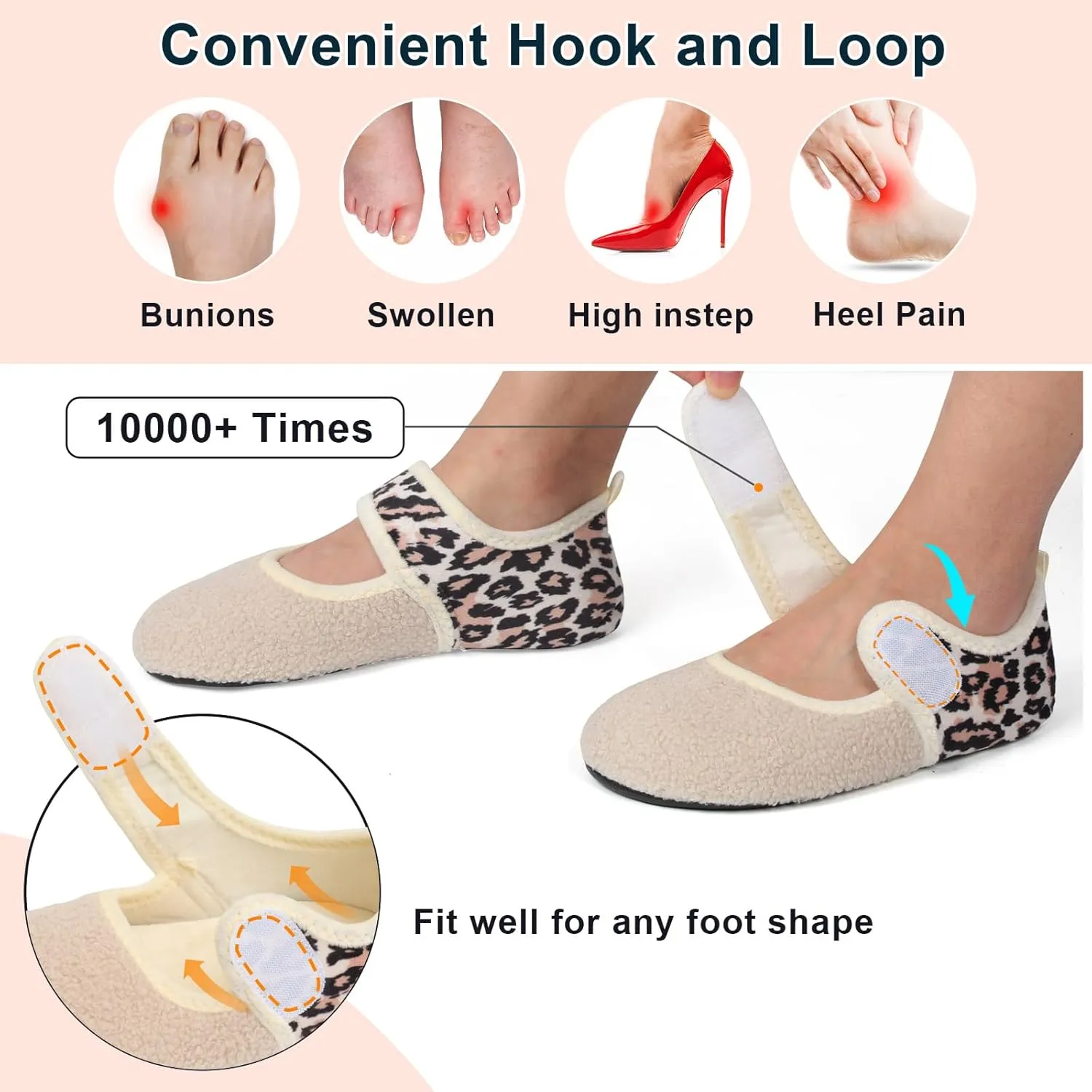 JIASUQI Women House Slippers for Men House Shoes