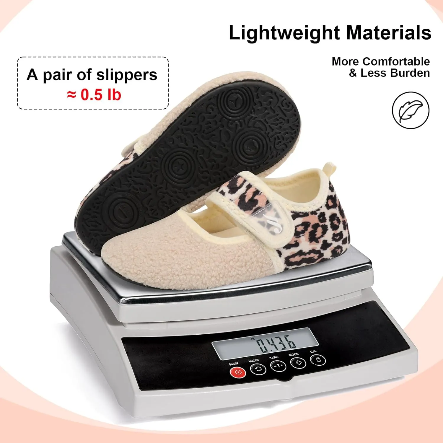 JIASUQI Women House Slippers for Men House Shoes