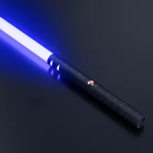 jvmusaber Lightsaber-Toy Fx-Saber Dueling-Force RGB-Sword - Type-C Rechargeable Metal Hilt Force Fx Dueling Light Saber 15 Colors Real Lightsaber for Adults Three Sound Mode Halloween Decoration Black