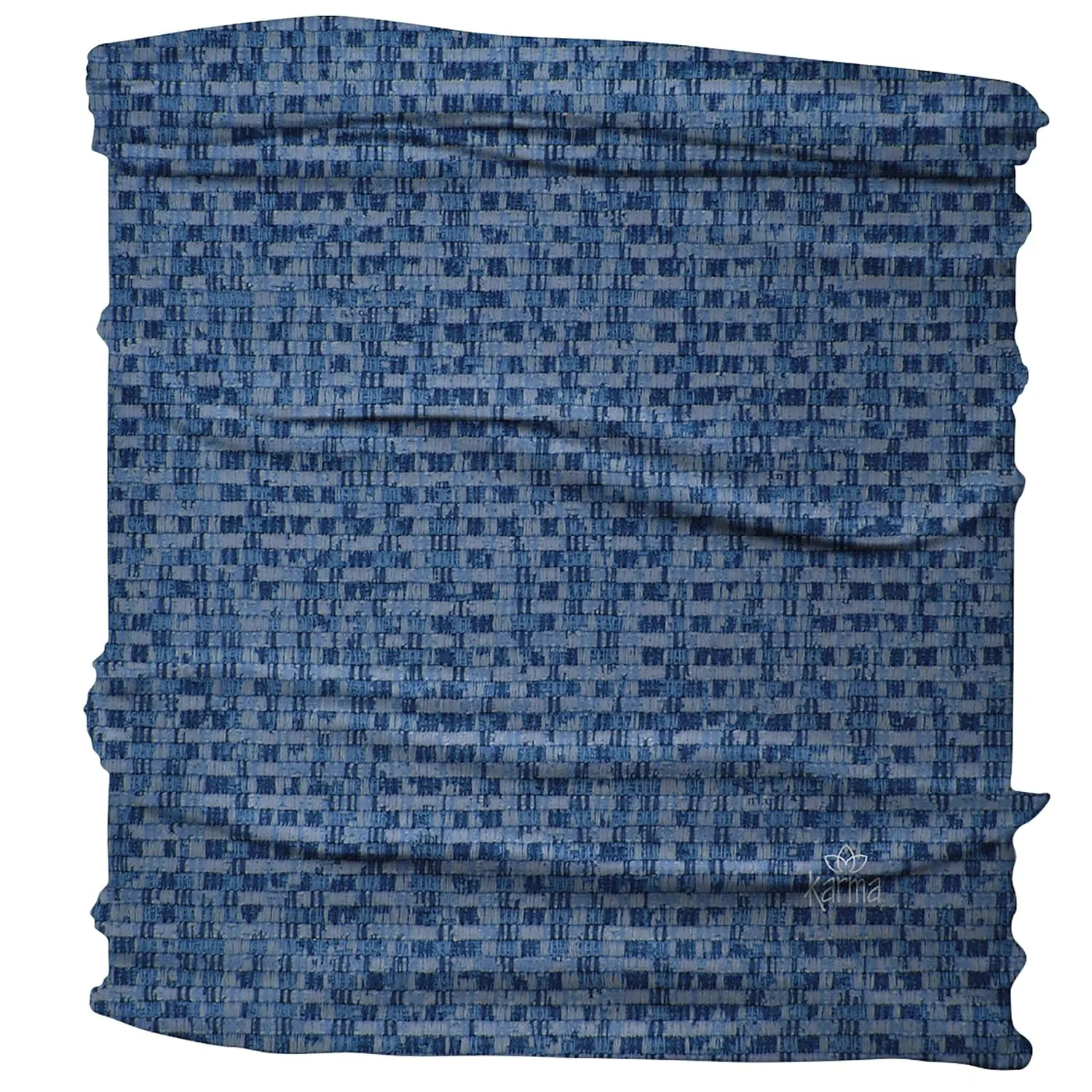 Karma Blue Basket Weave Headband for Women - Medium - Fabric Headband and Stretchy Hair Scarf - Blue (Pack of 2)