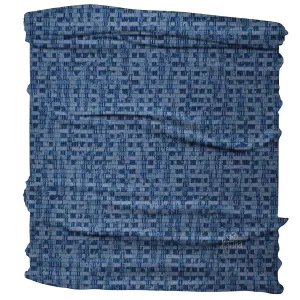 Karma Blue Basket Weave Headband for Women - Medium - Fabric Headband and Stretchy Hair Scarf - Blue (Pack of 2)