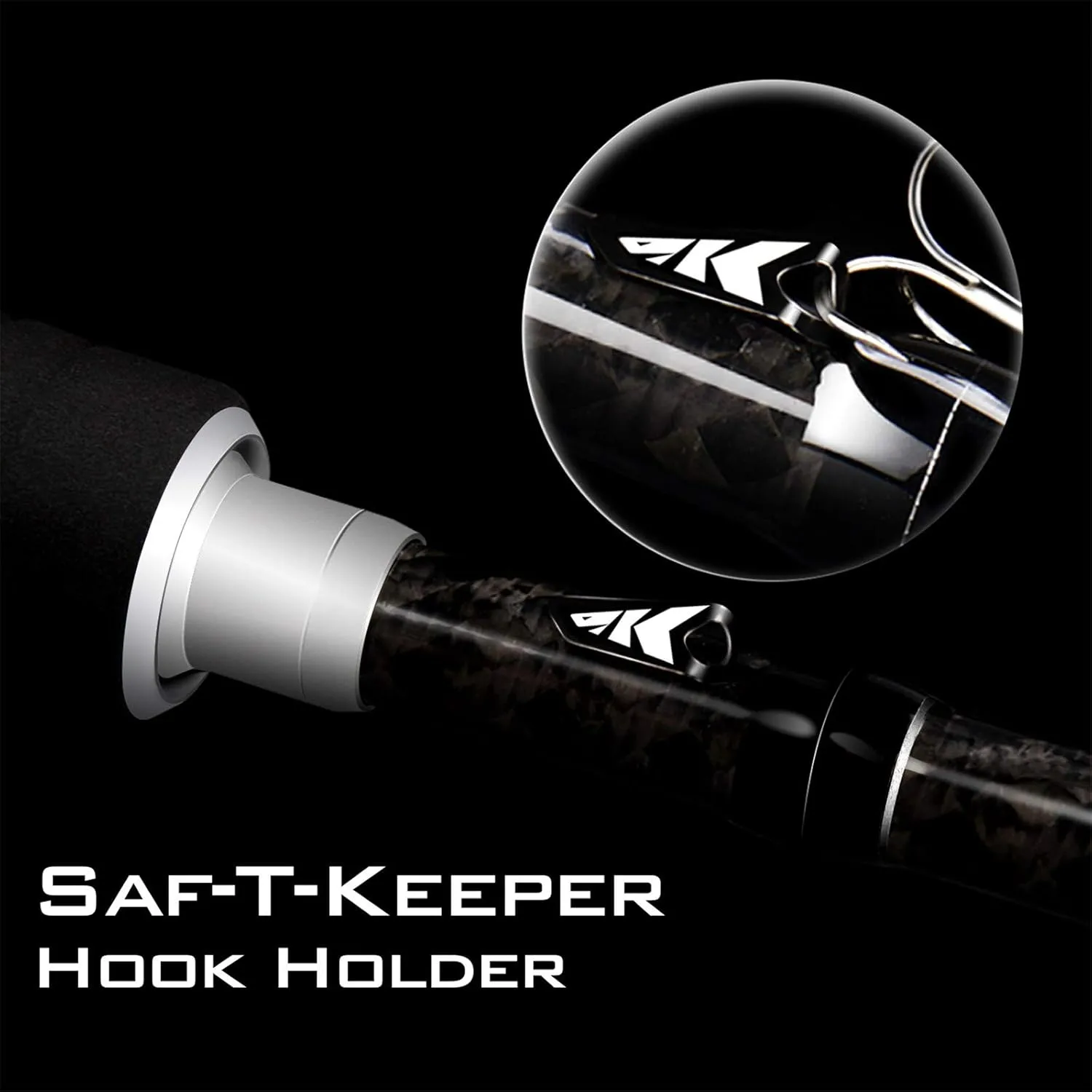 KastKing Perigee II Spinning & Casting Fishing Rods, Fuji O-Ring Line Guides, 24 Ton Carbon Fiber Casting and Spinning Rods - Two Pieces,Twin-Tip Rods and One Piece Rods