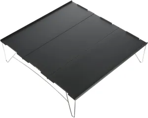 KESYOO Camping Table Folding Portable Aluminum Alloy Outdoor Grill Desk Small Camping Table