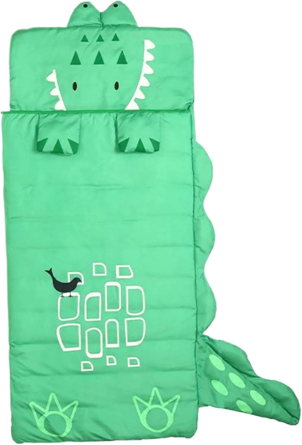 Kids Sleep Bag, 62.99x23.62 inch Cartoon Dinosaur Nap Mat, Cozy Sleeping Bag for Boys and Girls, Children's Cartoon Sleeping, Kids Sleep