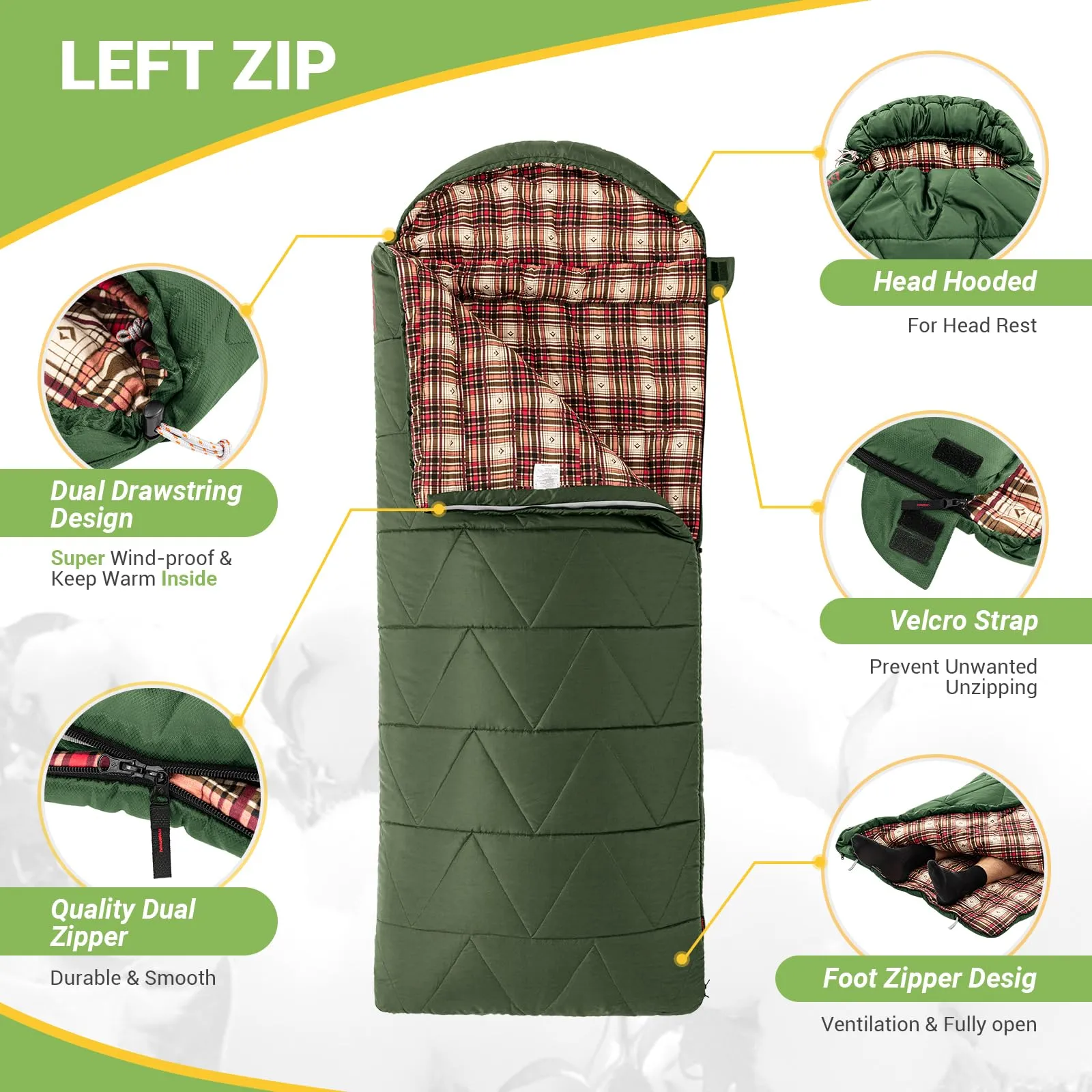 KingCamp SUPERIOR 300 Sleeping Bags