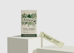 Koleur Collagen Sleeping Pack – 15 Stick Packs with Panthenol and Ceramide for Overnight Hydration and Sensitive Skin Care