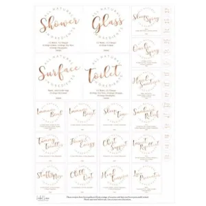 Label Lane Label Set - Copper