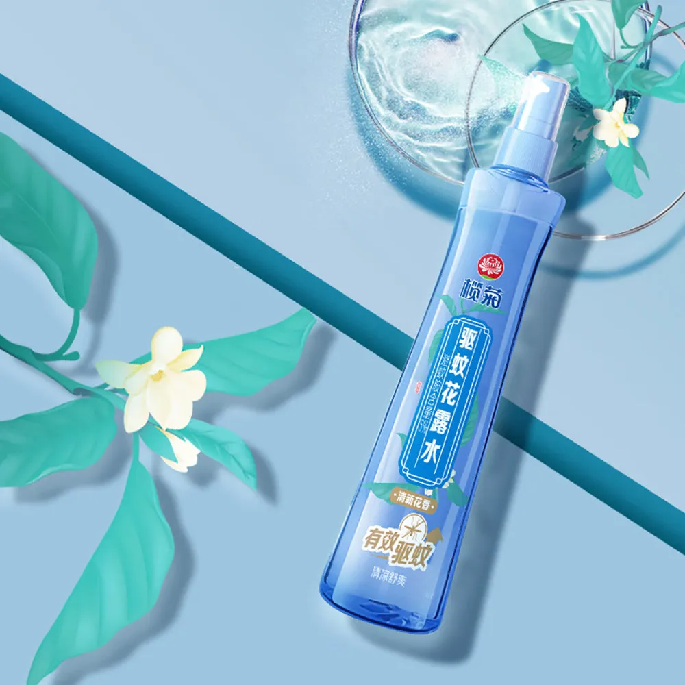 Lanju Mosquito Repellent Floral Water - Fresh Scent, 195ml
