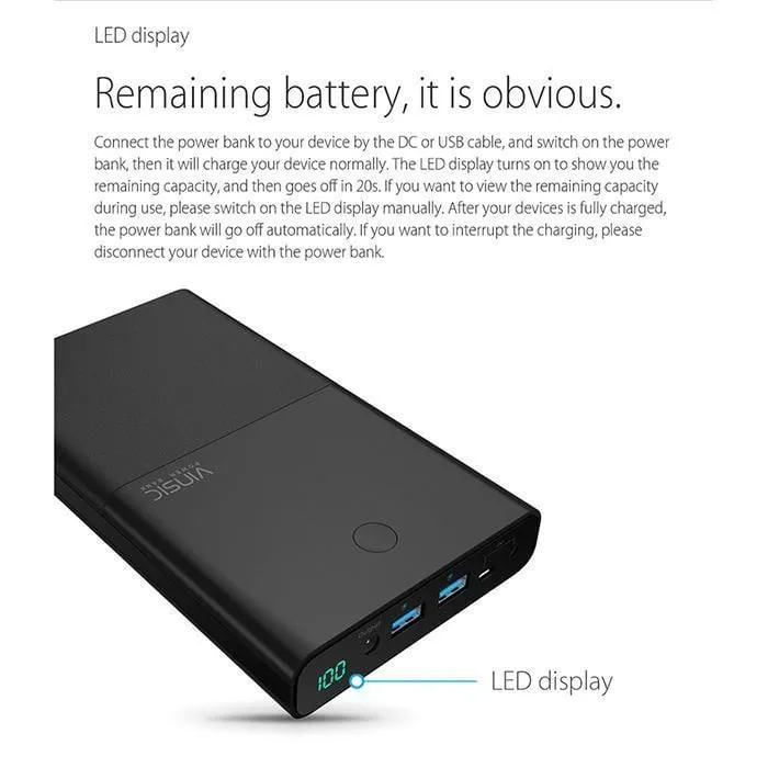 Laptop Power Bank 30000mAh