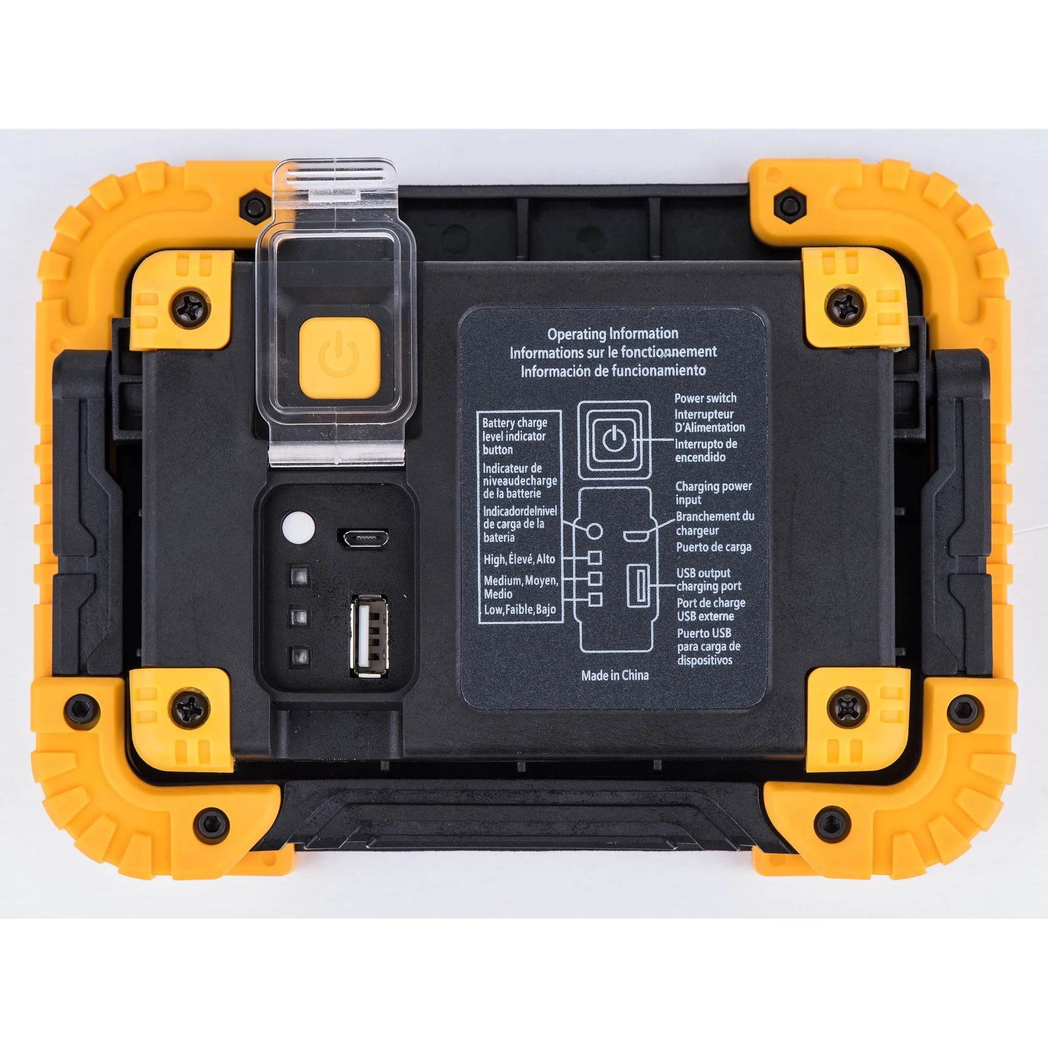 LED Rechargeable Work Light with Power Bank