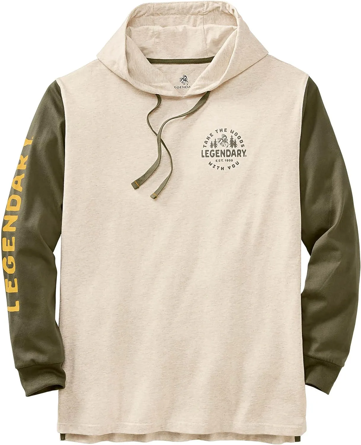 Legendary Whitetails Men's Backcountry Insect Repellent Hooded T-Shirt
