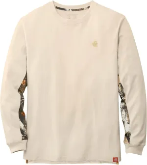 Legendary Whitetails Men's Backcountry Long Sleeve Camo T-shirt - Casual Crewneck Pullover Regular Fit