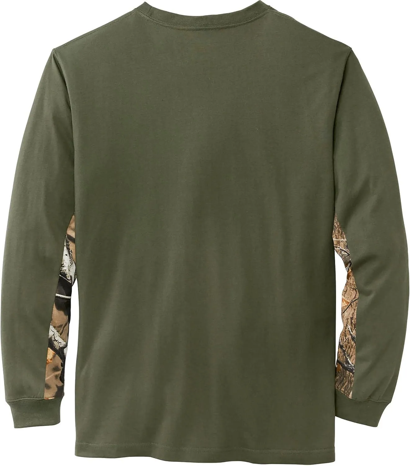 Legendary Whitetails Men's Backcountry Long Sleeve Camo T-shirt - Casual Crewneck Pullover Regular Fit