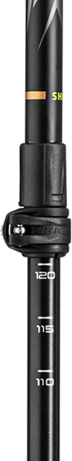 LEKI Sherpa Aluminum Adjustable Lightweight Ski Poles for Backcountry Skiing & Snowboarding