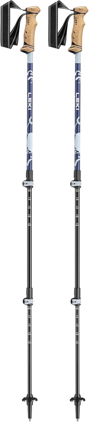 LEKI Spirit Lite Aluminum Adjustable Lightweight Walking Poles for Trekking & Hiking