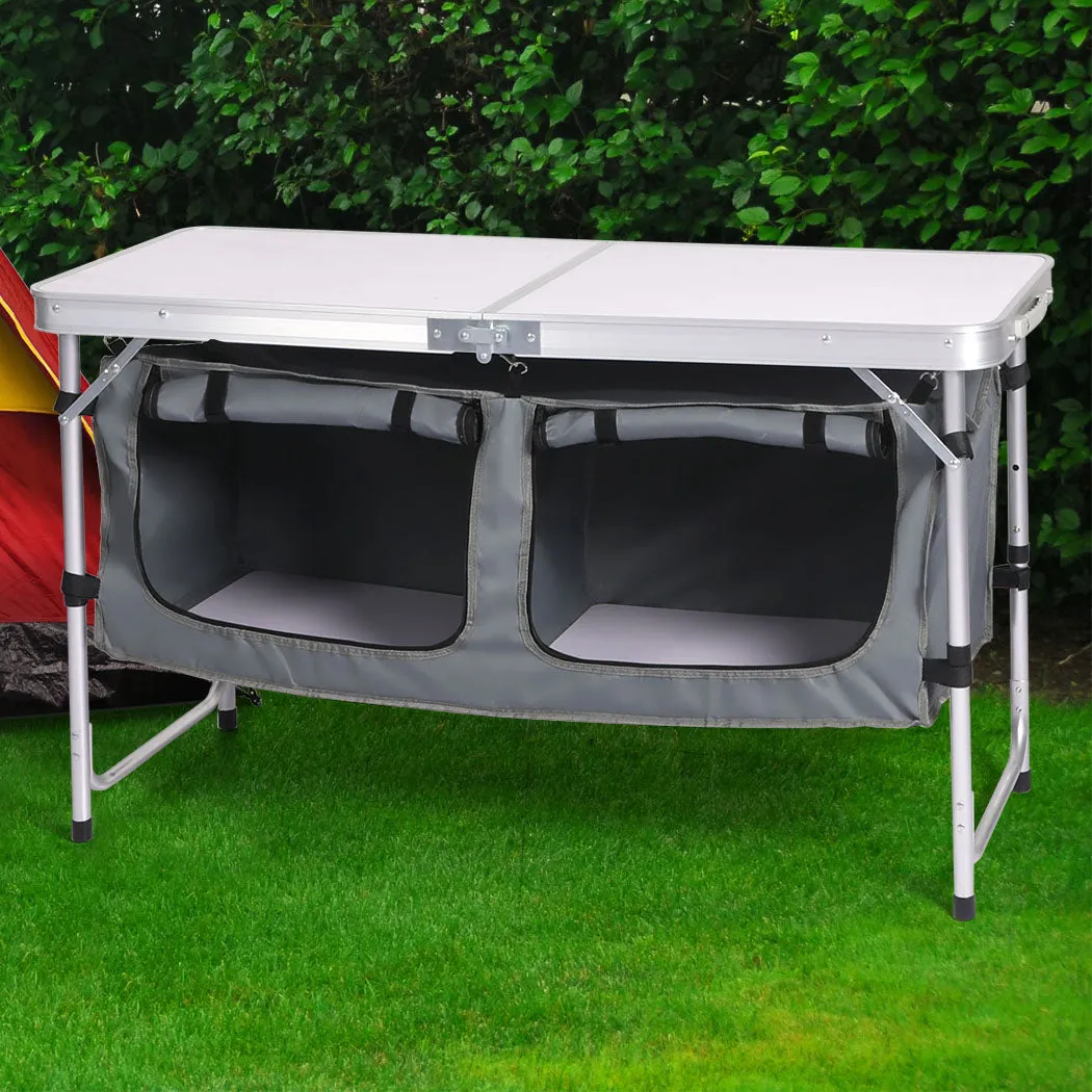 Levede Folding Camping Table Aluminium