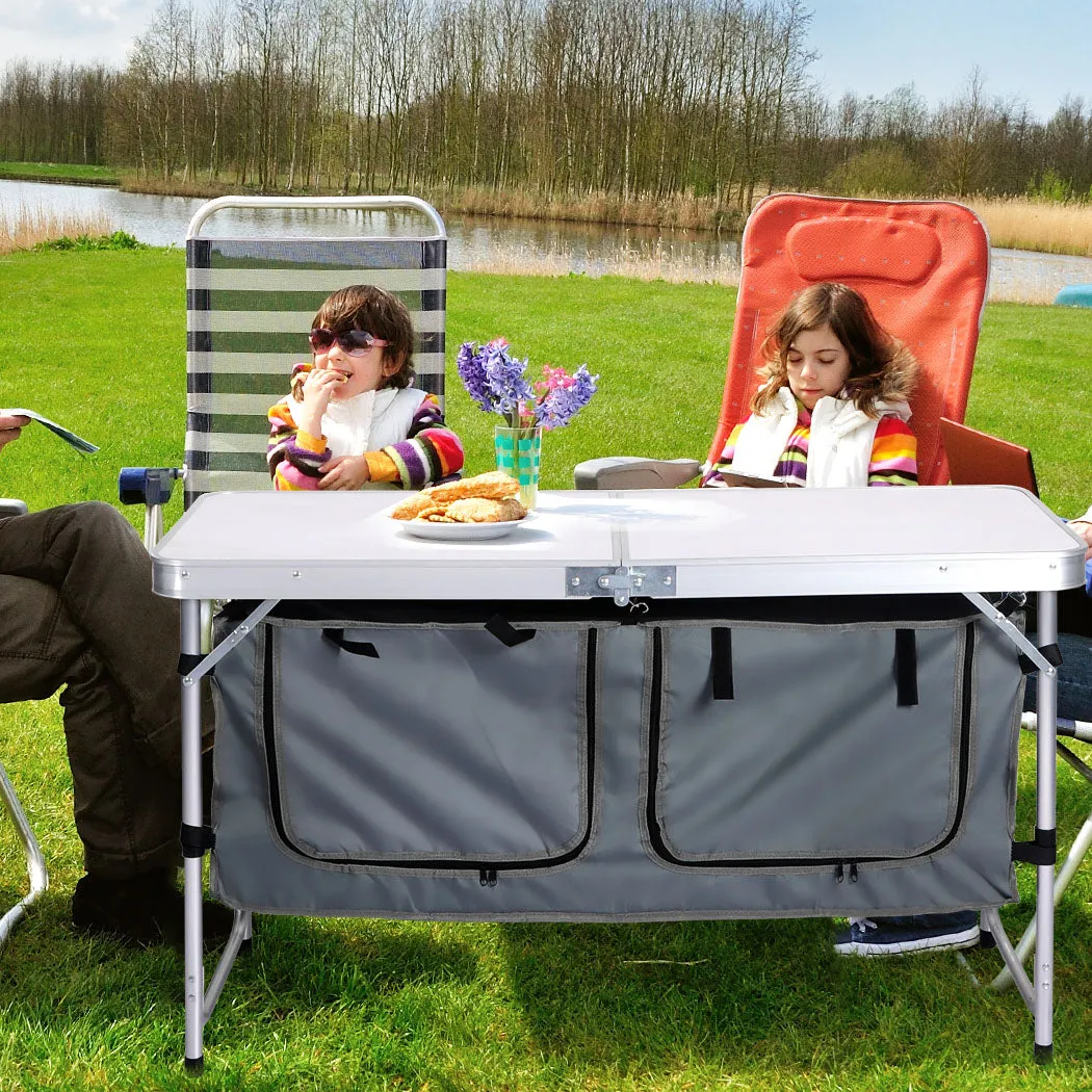 Levede Folding Camping Table Aluminium