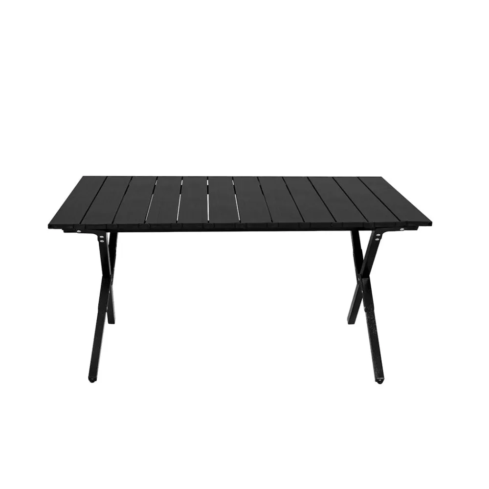 Levede Folding Camping Table Portable Picnic Outdoor Egg Roll Foldable BBQ Desk