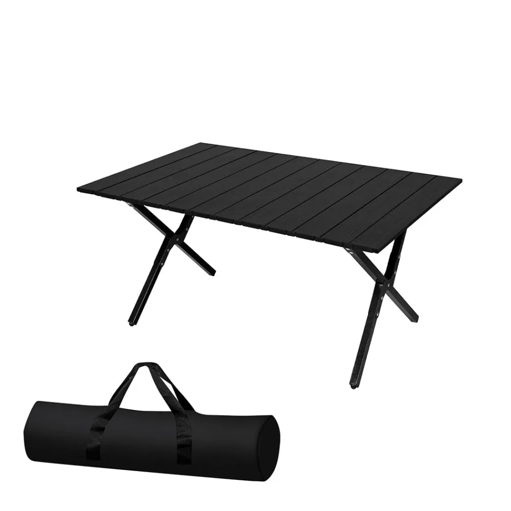Levede Folding Camping Table Portable Picnic Outdoor Egg Roll Foldable BBQ Desk