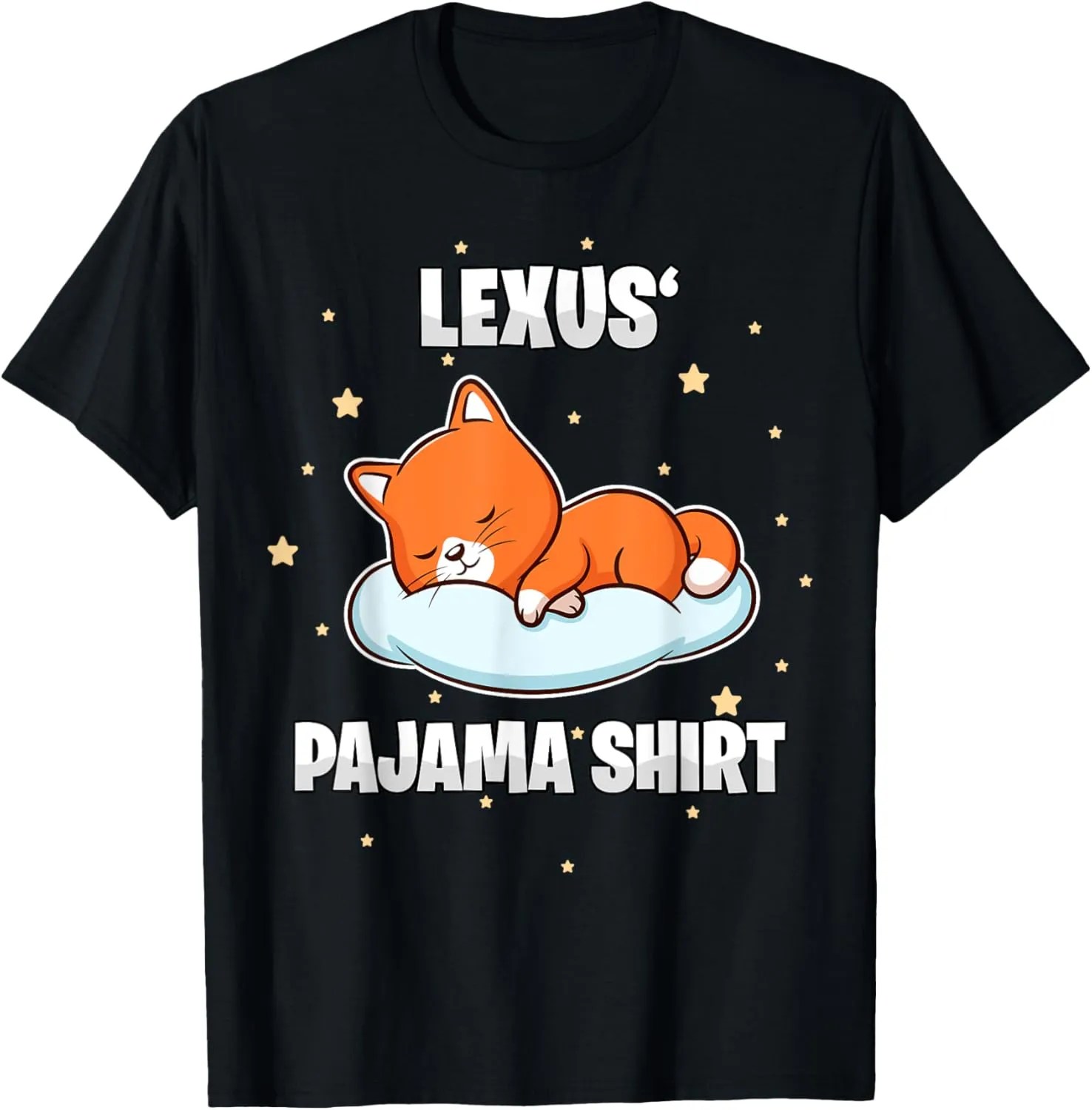 Lexus' Pajama Shirt - Personalized Sleeping T-Shirt