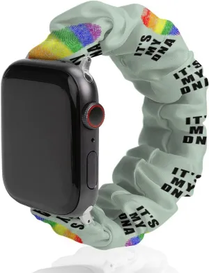 Lgbt It'S My DNA Fashion Watch Strap Scrunchies Wristbands Compatible With IWatch Series