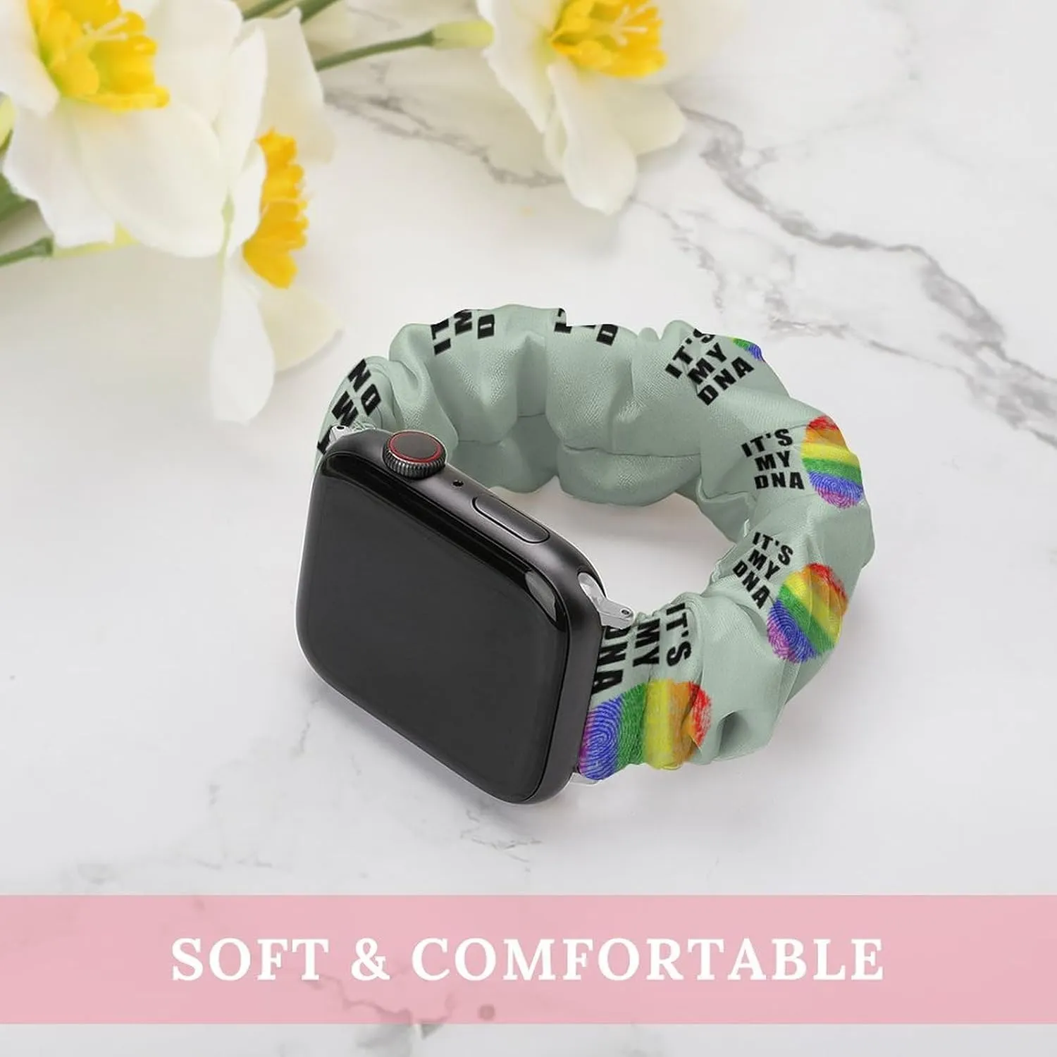 Lgbt It'S My DNA Fashion Watch Strap Scrunchies Wristbands Compatible With IWatch Series