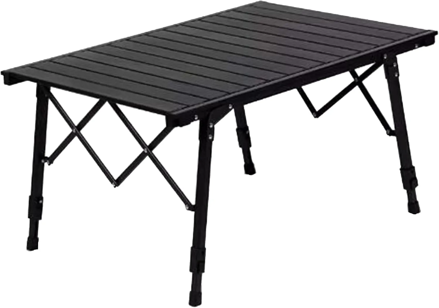 Liftable Camping Table Aluminum Folding Camping Table Roll Up Tables for Camping with Storage Bag Outdoor Portable Design