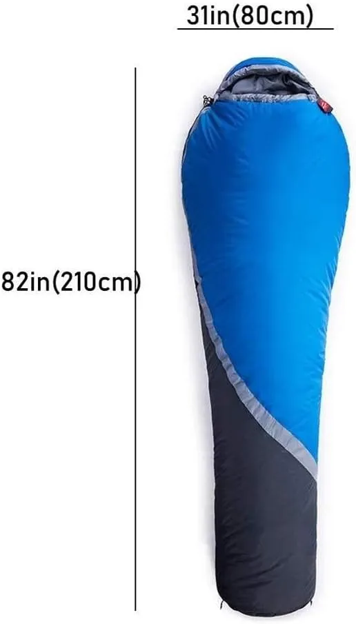 Lightweight 4-Season Outdoor Sleeping Bag for Men & Women, Breathable Mummy Bag for Camping