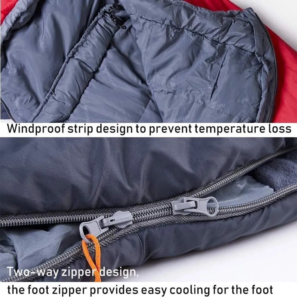 Lightweight 4-Season Outdoor Sleeping Bag for Men & Women, Breathable Mummy Bag for Camping