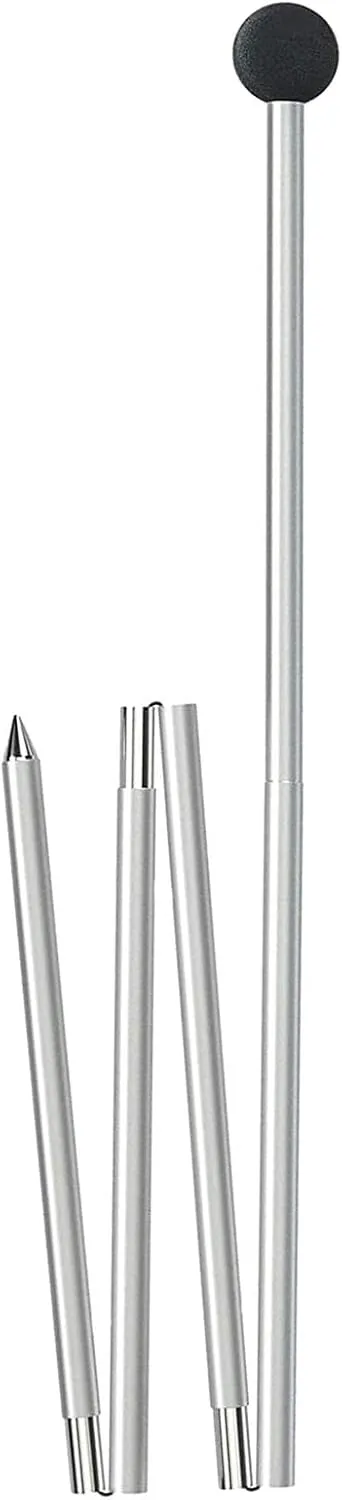 Lightweight Canopy Pole - Replacement Canopy, Adjustable Aluminium Poles, Telescopic Tarpaulin Poles, Adjustable Aluminium Poles, Camping, Hiking and Travel, 160 cm x 200 cm