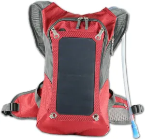 Lightweight Solar Charging Backpack Multi-function Pockets Power Bank for Outdoor Adventures