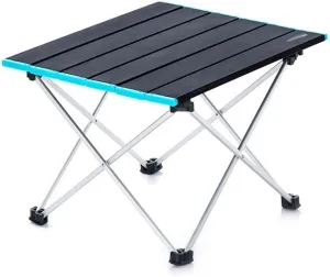 Lightweight Table Compact Roll Up Aluminum Table Portable Folding Picnic Table Foldable Metal Foldable Camping Table