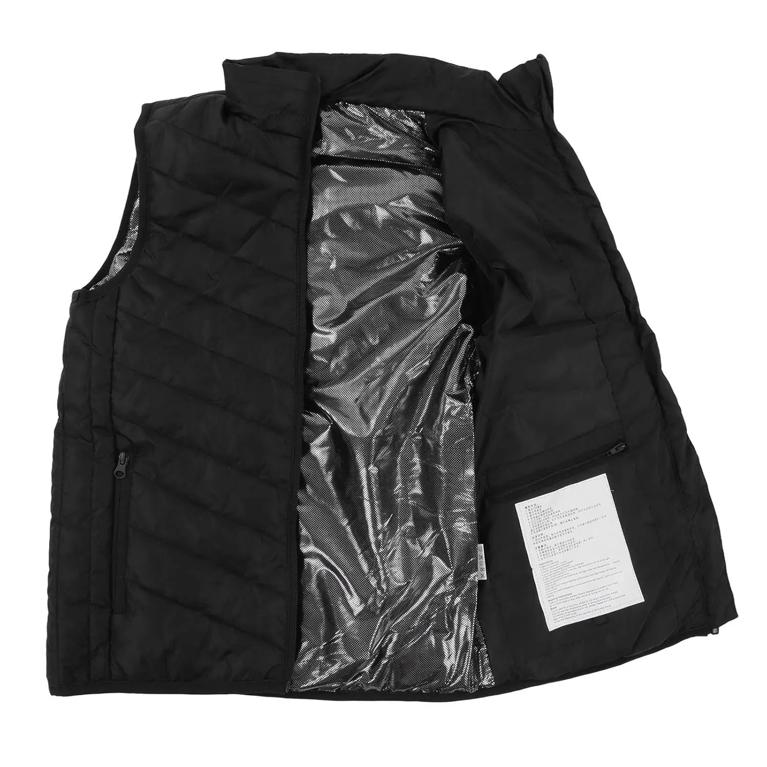 Lightweight Warming Jacket 17 Area Electric Heating Vest Intelligent Constant Temperature 4 Switch 3 Gear Smart Heated Vest (3XL)
