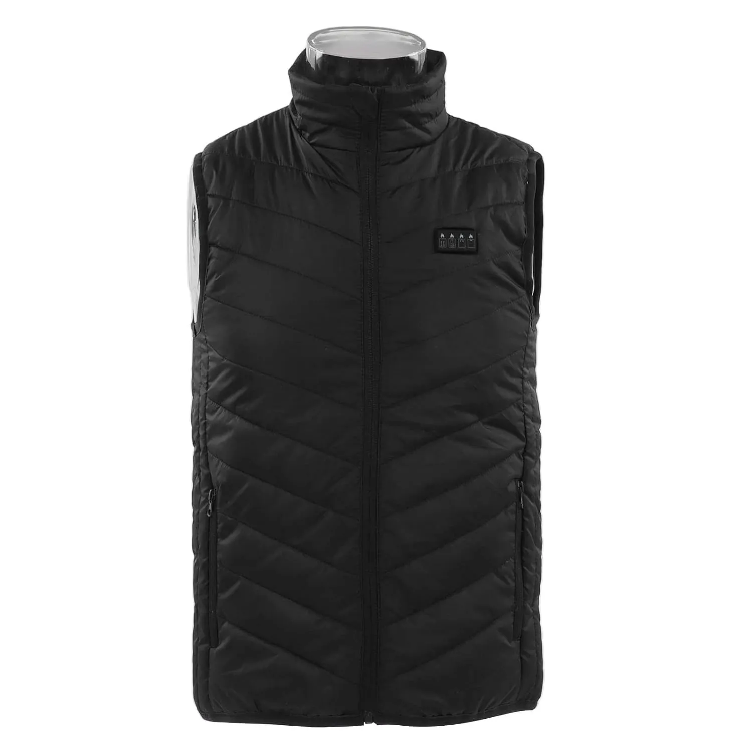 Lightweight Warming Jacket 17 Area Electric Heating Vest Intelligent Constant Temperature 4 Switch 3 Gear Smart Heated Vest (3XL)