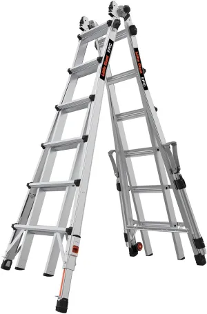Little Giant Ladders, Epic, M26, 26 ft, Multi-Position Ladder, Aluminum, Type 1A, 300 lbs weight rating, (16826-818)