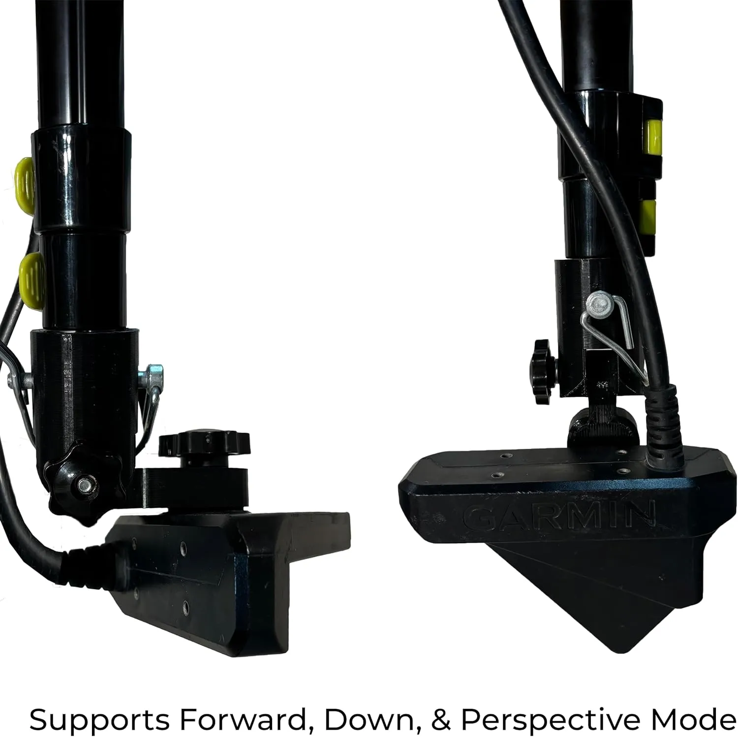 Livescope Pole for Garmin Live Scope Transducer, Adjustable 30"-60" Telescoping Pole, Smooth Rotation, Durable Tripod Ice Mount for Ice Fishing (Ice Mount, LVS32)