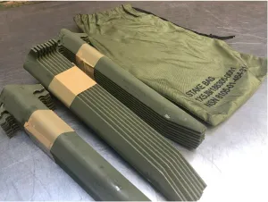 Lot of 12 Military Surplus Antenna/Tent Stakes 12” Inch Length (LEGENDARY-YES)