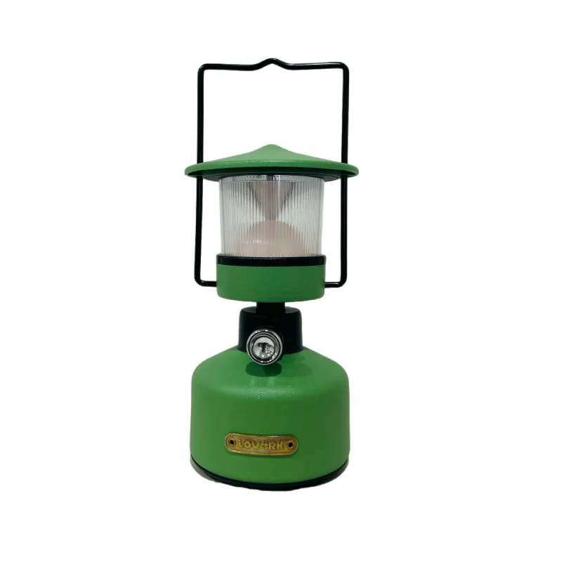 LOVORK Lumi | Retro Camping Lamp – Blow-Out Technology, Adjustable Ambiance Lighting