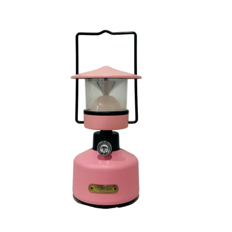 LOVORK Lumi | Retro Camping Lamp – Blow-Out Technology, Adjustable Ambiance Lighting
